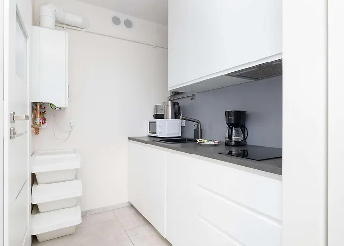 Bright With Terrace And Parking Close To The Sea In By Renters Niechorze