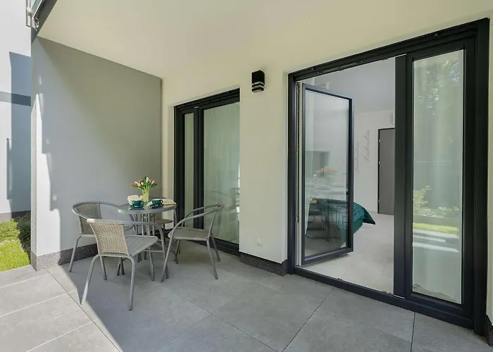 Bright With Terrace And Parking Close To The Sea In By Renters * Niechorze